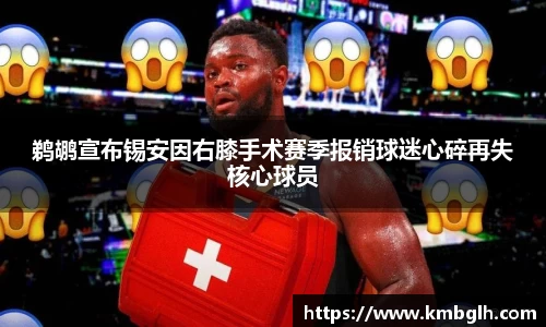 鹈鹕宣布锡安因右膝手术赛季报销球迷心碎再失核心球员